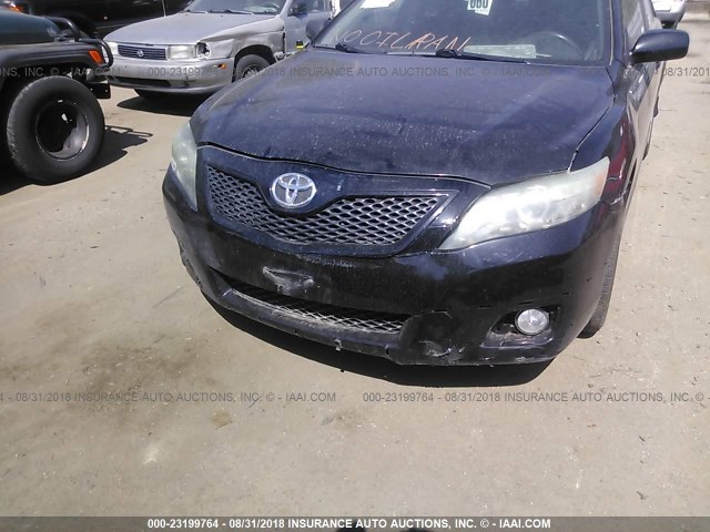 4T1BK3EK8AU115918 - 2010 TOYOTA CAMRY SE/LE/XLE 黑色 照片 6