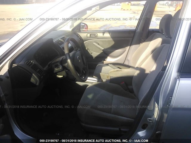 1HGES16304L019418 - 2004 HONDA CIVIC DX VP 银色 照片 5