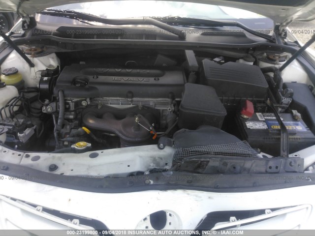 4T1BE46K57U729748 - 2007 TOYOTA CAMRY NEW GENERAT CE/LE/XLE/SE WHITE photo 10