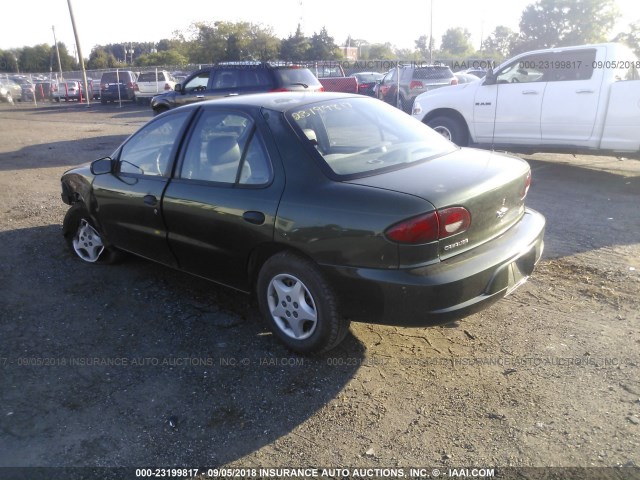 1G1JC524917265834 - 2001 CHEVROLET CAVALIER CNG GREEN photo 3