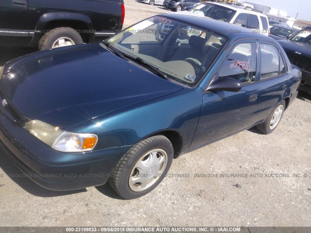 2T1BR12E9WC095508 - 1998 TOYOTA COROLLA VE/CE/LE BLUE photo 2