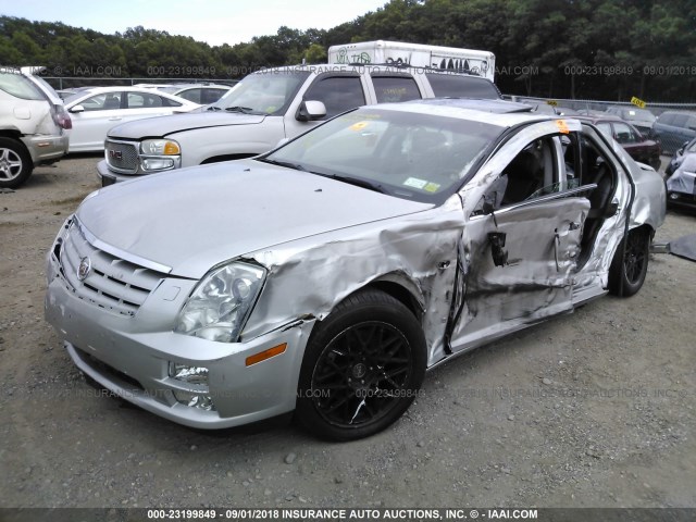 1G6DC67A860168720 - 2006 CADILLAC STS SILVER photo 2