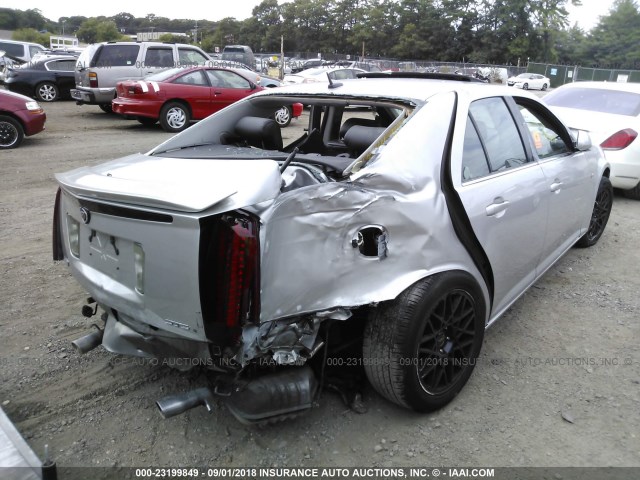 1G6DC67A860168720 - 2006 CADILLAC STS SILVER photo 4