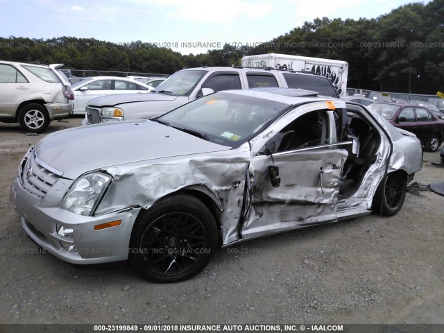 1G6DC67A860168720 - 2006 CADILLAC STS SILVER photo 6