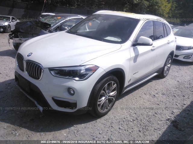 WBXHT3Z35G4A50670 - 2016 BMW X1 XDRIVE28I WHITE photo 2