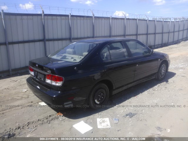 JNKCP11A11T406194 - 2001 INFINITI G20 BLACK photo 4