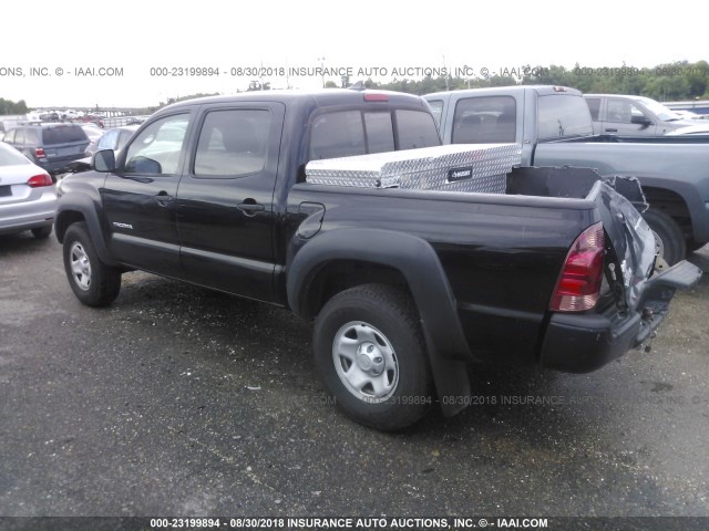 5TFJX4GN4CX006422 - 2012 TOYOTA TACOMA DOUBLE CAB შავი ფოტო 3