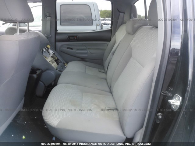 5TFJX4GN4CX006422 - 2012 TOYOTA TACOMA DOUBLE CAB შავი ფოტო 8