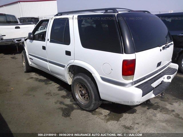 1GKDT13W0Y2221567 - 2000 GMC JIMMY / ENVOY  WHITE photo 3