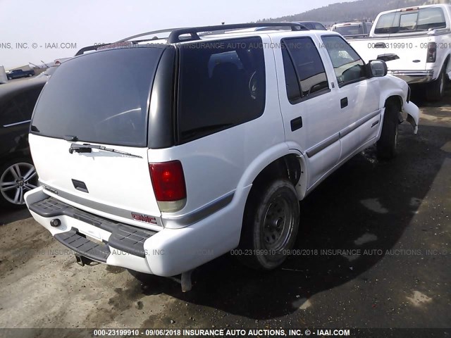 1GKDT13W0Y2221567 - 2000 GMC JIMMY / ENVOY  WHITE photo 4