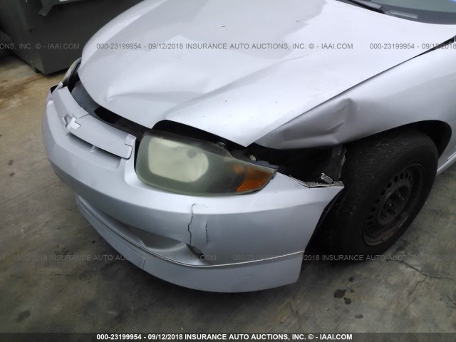 1G1JH12F347112527 - 2004 CHEVROLET CAVALIER LS SPORT SILVER photo 6