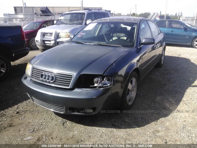 WAUCD64B04N063976 - 2004 AUDI A6 S-LINE QUATTRO GRAY photo 2