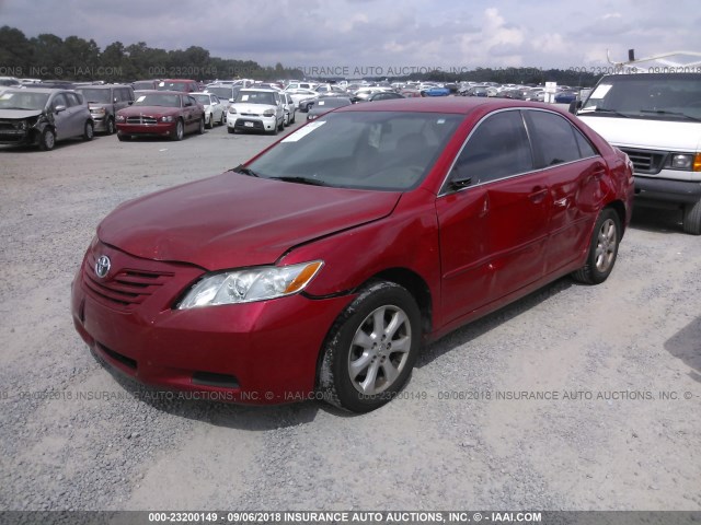 4T1BE46K07U097581 - 2007 TOYOTA CAMRY NEW GENERAT CE/LE/XLE/SE RED photo 2