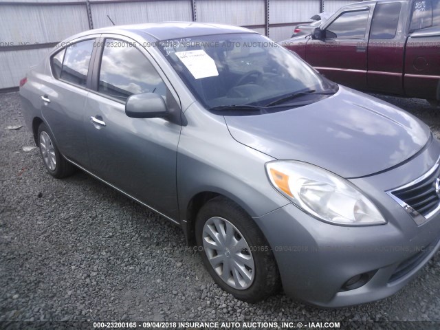 3N1CN7AP8CL902750 - 2012 NISSAN VERSA S/SV/SL GRAY photo 1