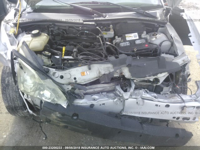 1FAHP34N77W191662 - 2007 FORD FOCUS ZX4/S/SE/SES Күміс фото 10