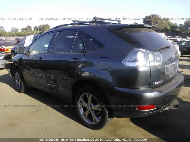 JTJHW31U260001368 - 2006 LEXUS RX 400 GRAY photo 3