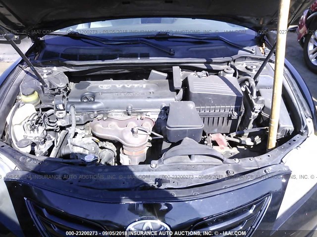 4T1BE46K68U251356 - 2008 TOYOTA CAMRY CE/LE/XLE/SE BLACK photo 10