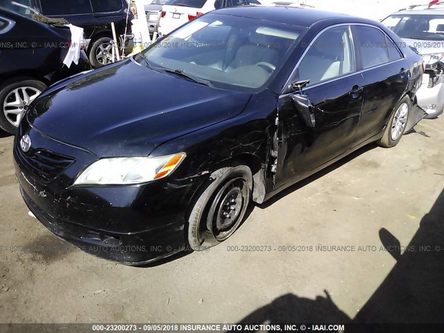 4T1BE46K68U251356 - 2008 TOYOTA CAMRY CE/LE/XLE/SE BLACK photo 2