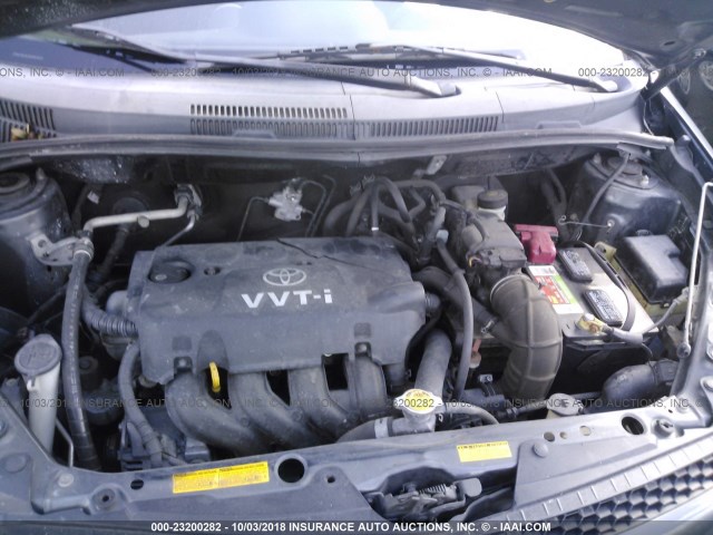 JTKKT624060163669 - 2006 TOYOTA SCION XA BLUE photo 10