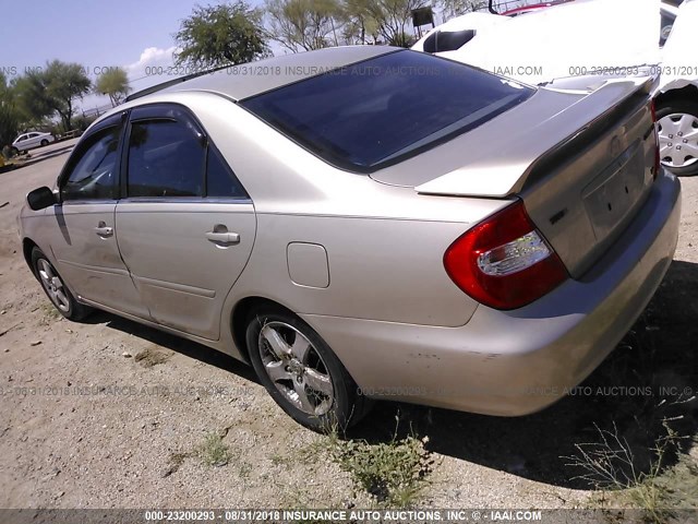 4T1BF30K43U052766 - 2003 TOYOTA CAMRY LE/XLE/SE Qızıl foto 3