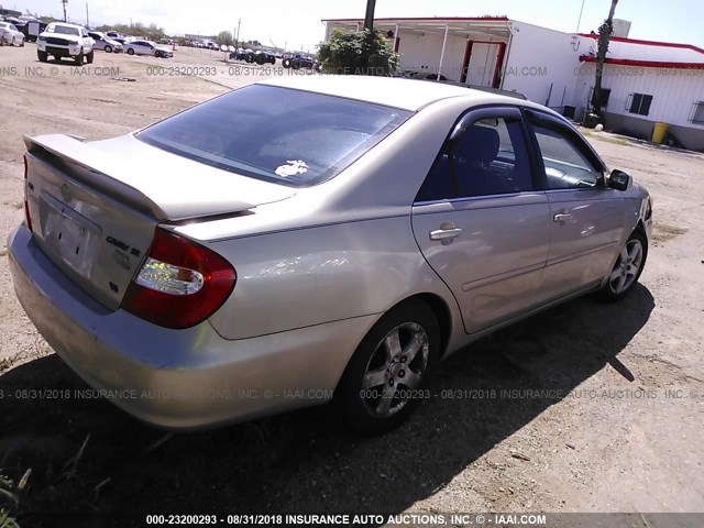 4T1BF30K43U052766 - 2003 TOYOTA CAMRY LE/XLE/SE Qızıl foto 4