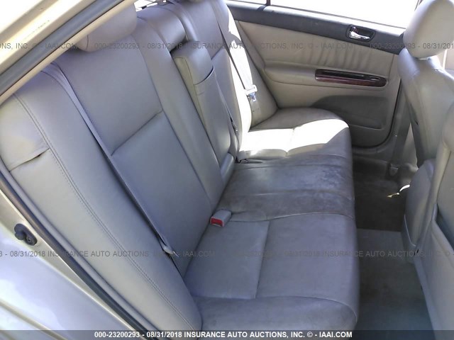 4T1BF30K43U052766 - 2003 TOYOTA CAMRY LE/XLE/SE Qızıl foto 8