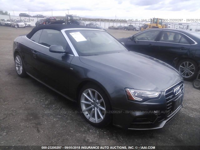 WAUD2AFH2HN000690 - 2017 AUDI A5 SPORT GRAY photo 1