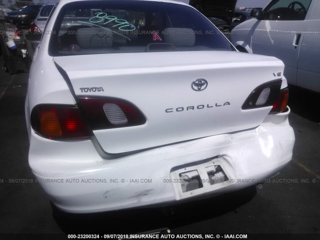 1NXBR12E3XZ287099 - 1999 TOYOTA COROLLA VE/CE/LE 白色 照片 6