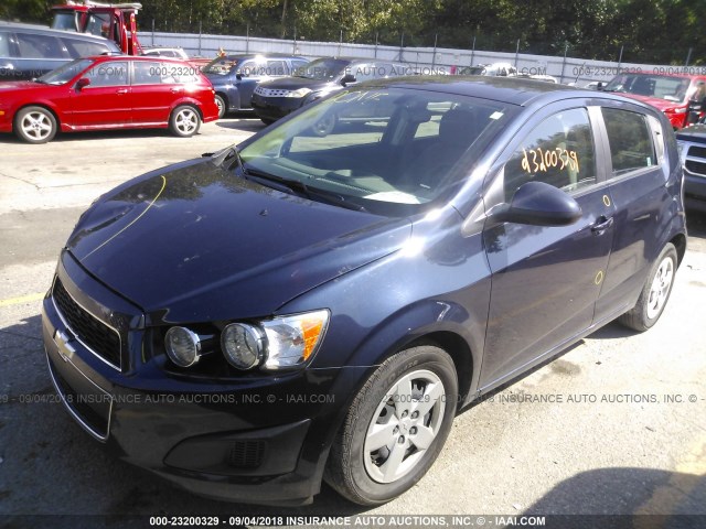 1G1JA6SH1F4145601 - 2015 CHEVROLET SONIC LS 蓝色 照片 2