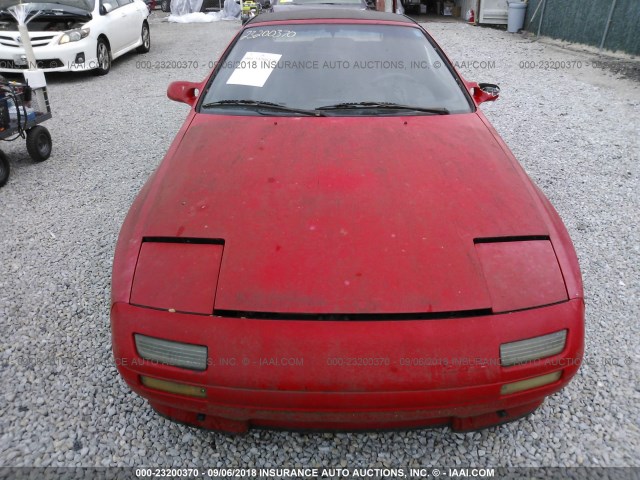 JM1FC3521L0712132 - 1990 MAZDA RX7 RED photo 6