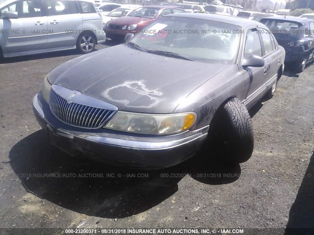 1LNHM97V9XY651406 - 1999 LINCOLN CONTINENTAL  BLACK photo 2