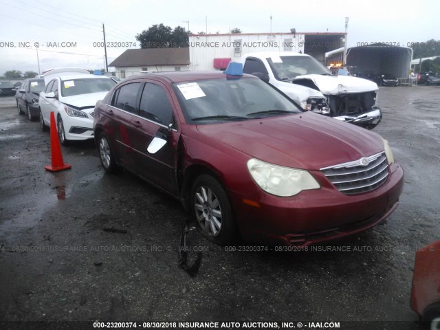 1C3LC46K38N186219 - 2008 CHRYSLER SEBRING LX RED photo 1