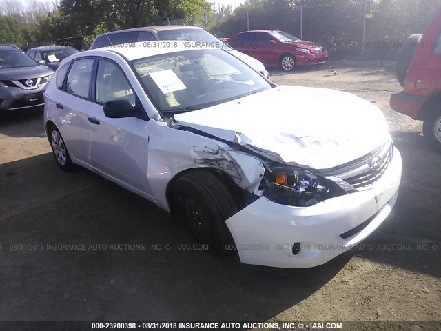 JF1GH61608H804959 - 2008 SUBARU IMPREZA 2.5I WHITE photo 1