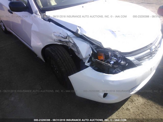 JF1GH61608H804959 - 2008 SUBARU IMPREZA 2.5I WHITE photo 6