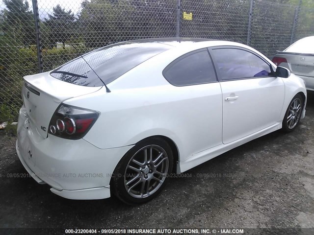 JTKDE167280253855 - 2008 TOYOTA SCION TC 白色 照片 4