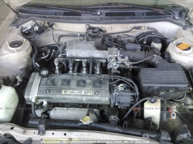 1NXAE09B3RZ154438 - 1994 TOYOTA COROLLA LE/DX თაფლისფერი ფოტო 10