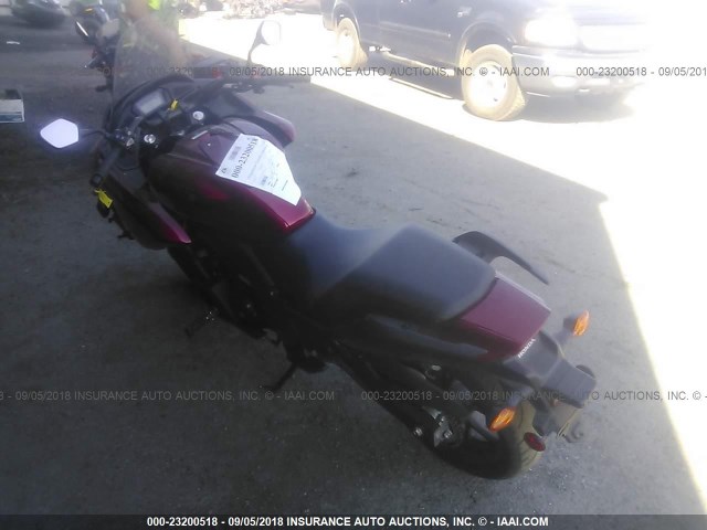 JH2RC6903EK001358 - 2014 HONDA CTX700 MAROON photo 3