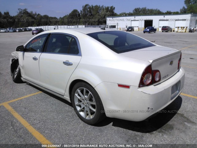1G1ZE5E13BF242152 - 2011 CHEVROLET MALIBU LTZ 白色 照片 3