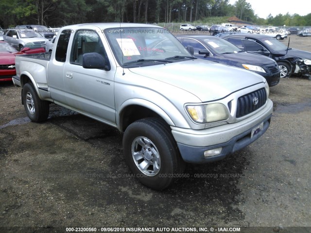 5TESN92N31Z832490 - 2001 TOYOTA TACOMA XTRACAB PRERUNNER SILVER photo 1