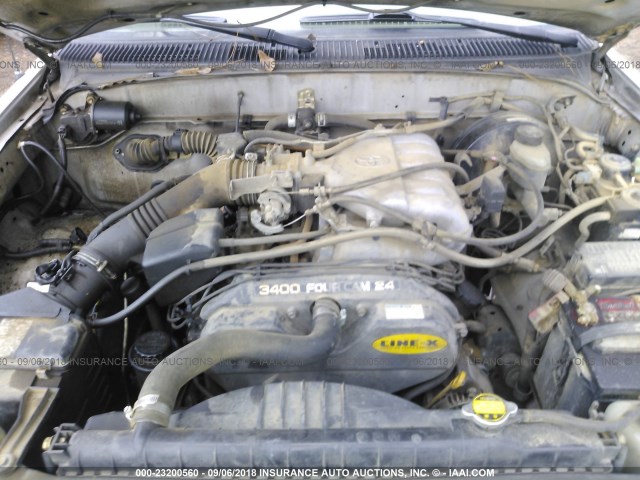 5TESN92N31Z832490 - 2001 TOYOTA TACOMA XTRACAB PRERUNNER SILVER photo 10