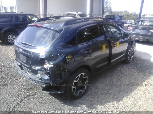 JF2GPABC7H9216993 - 2017 SUBARU CROSSTREK PREMIUM ნაცრისფერი ფოტო 4