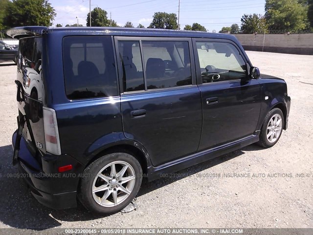 JTLKT324650173020 - 2005 TOYOTA SCION XB Mavi foto 4