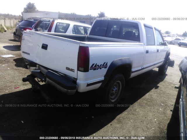 1GTGK23J6XF016364 - 1999 GMC SIERRA K2500 WHITE photo 4