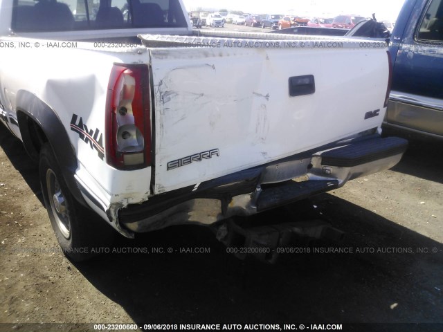 1GTGK23J6XF016364 - 1999 GMC SIERRA K2500 WHITE photo 6