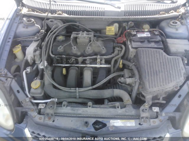 1B3AS56C43D234203 - 2003 DODGE NEON SXT BLUE photo 10