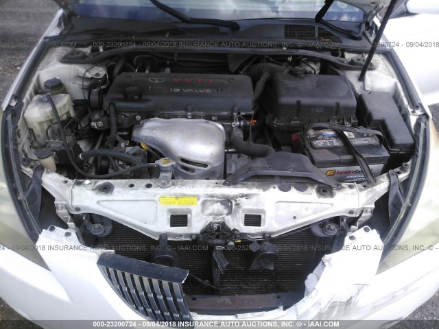 4T1CE38P64U893481 - 2004 TOYOTA CAMRY SOLARA SE/SLE თეთრი ფოტო 10