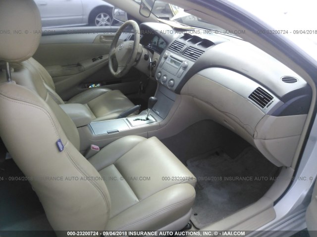 4T1CE38P64U893481 - 2004 TOYOTA CAMRY SOLARA SE/SLE თეთრი ფოტო 5