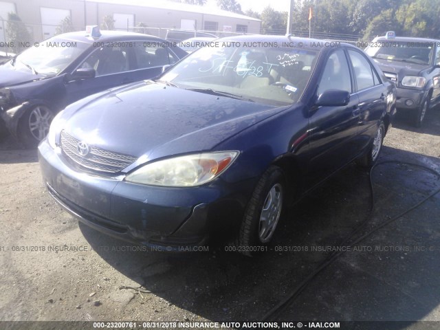 4T1BF30K82U531531 - 2002 TOYOTA CAMRY LE/XLE/SE Mavi foto 2