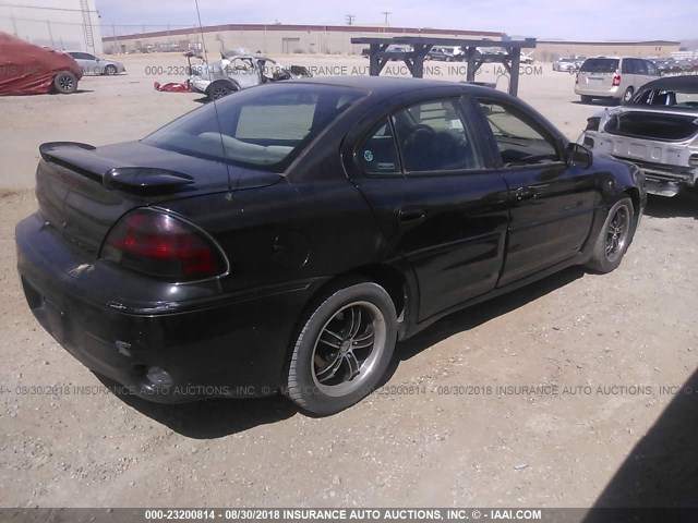 1G2NW52EX1C128969 - 2001 PONTIAC GRAND AM GT BLACK photo 4