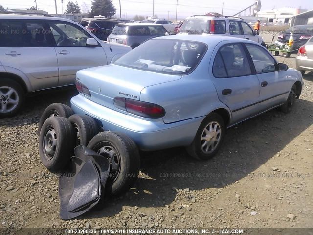 1Y1SK5362RZ032694 - 1994 GEO PRIZM LSI BLUE photo 4